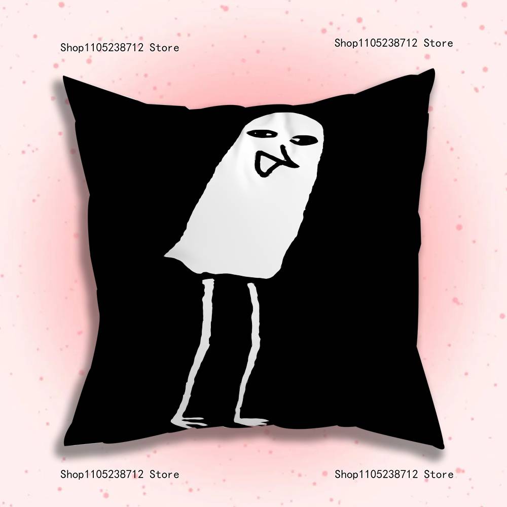 G-Goodnight P-Punpun Anime Pillow Case Anti-Dustmite Pillowcase Invisible Zipper Silky Short Plush Sofa Cushion Cover