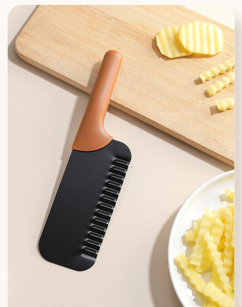 Stainless Wavy Potato Cutter Household Kitchen Shaped Vegetable