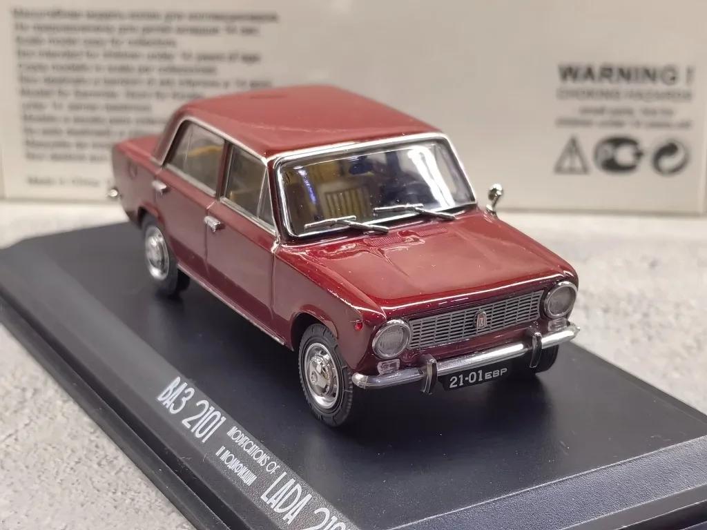 Литой под давлением масштаб 1/43 LADA BA3 2101 Модель автомобиля из сплава Сувенир Статические декоративные элементы Коллекция транспортных средств EVR43 Праздничные подарки Игрушка