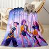 Huntrxx: Neon Warriors Blanket Durable Comfort Great for Picnics Bedding Seaside All-Season Use Warmthful Decor