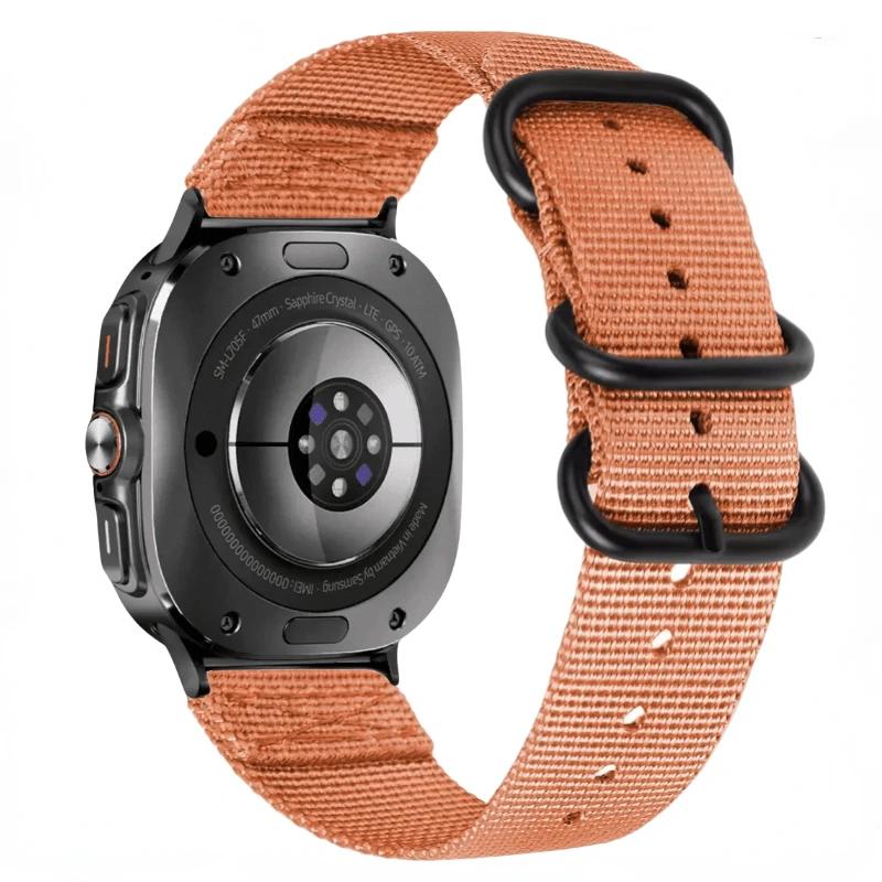 Нейлоновый Ремешок Для Samsung Galaxy Watch 8 44мм 40мм/8 classic 46мм/Ultra 47мм Мягкий Удобный Сменный Браслет Наручный