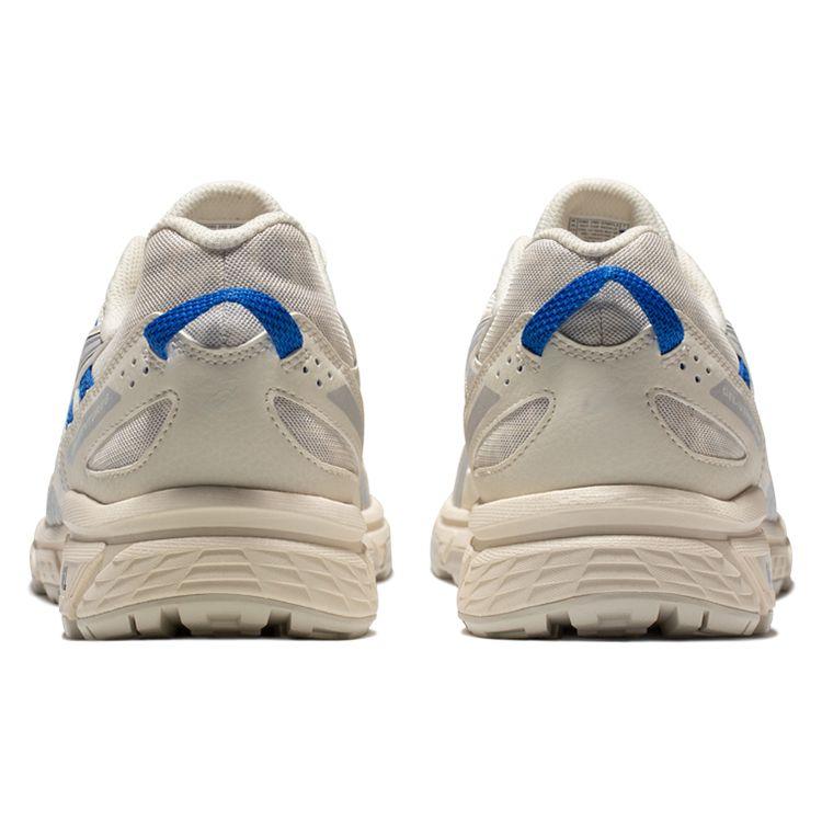 Asics Gel-Venture 6 Удобная уличная ткань Синтетическая кожа Низкий верх Обувь для трейлраннинга Мужские кроссовки Светло-серый Синий 1011B550-101