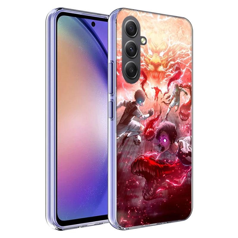 Blue Lock Anime Phone Case for Samsung A16 A26 A36 A56 A17 A37 A57 A07 A06 A02S A03 A04S A05S Galaxy Note 20 10 A50S A71 A51 A31