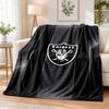 Las Vegas Raiders Printed Flannel Blanket Warm Comfort Bed Throw For Indoor Home Decoration
