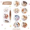 Horse Stickers Happy Birthday Party Decorations Kids Boys Girls Favors Horse Gift Phone Bottle Stickers Baby Shower Supplies