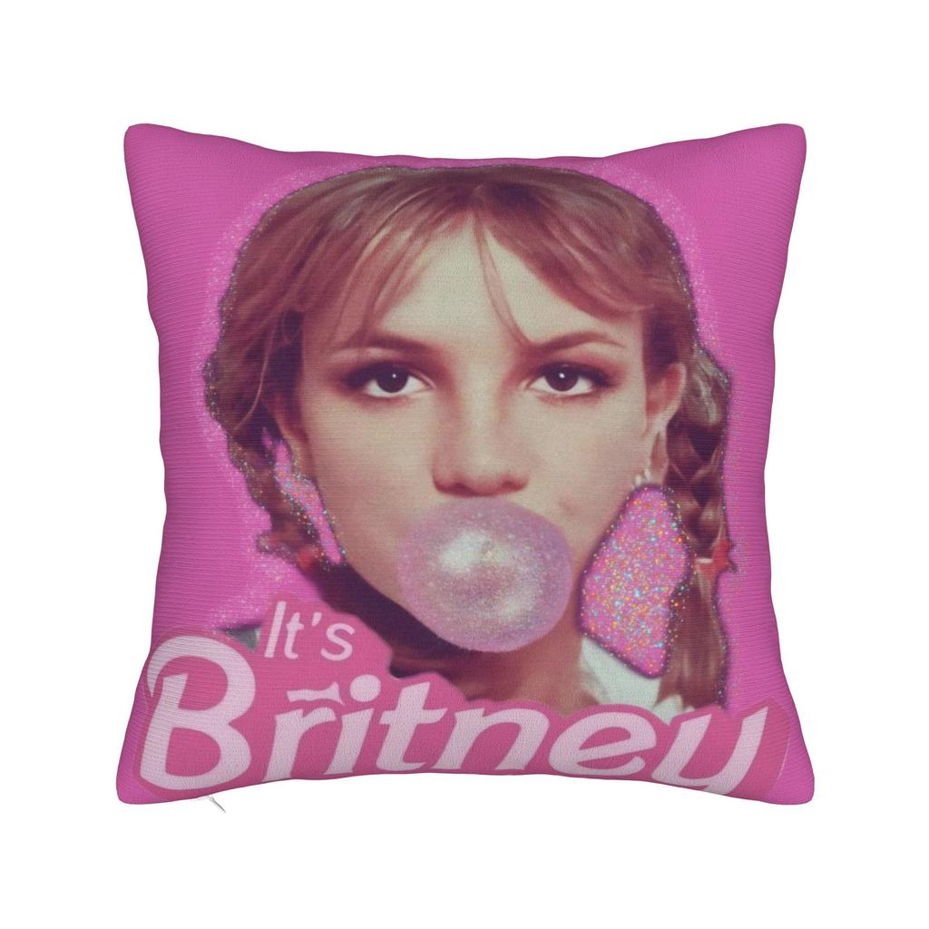 Decorative Pillow Covers Singer Britney Spears Product Seat Throw Pillow Case Cover Square Style MultiSize