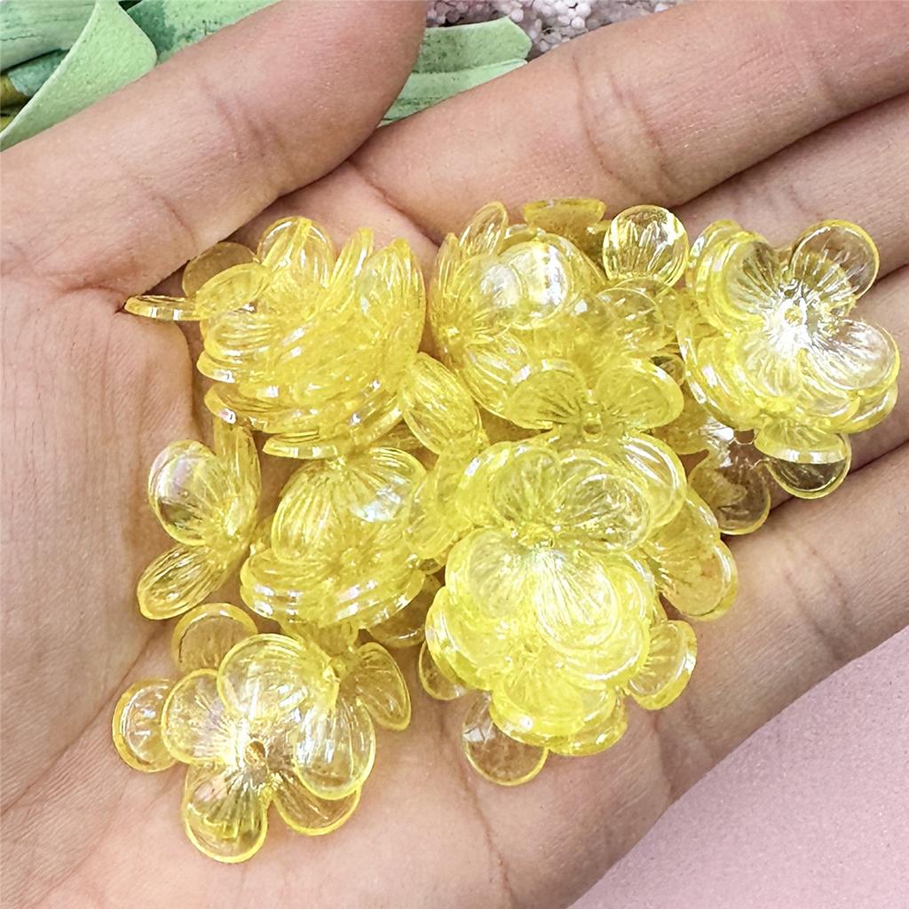 Браслет 15,8 мм, материалы ручной работы, акриловая шпилька, серьги, аксессуары, маленькие цветочные бусины, 100 шт., прозрачные хрустальные модные аксессуары