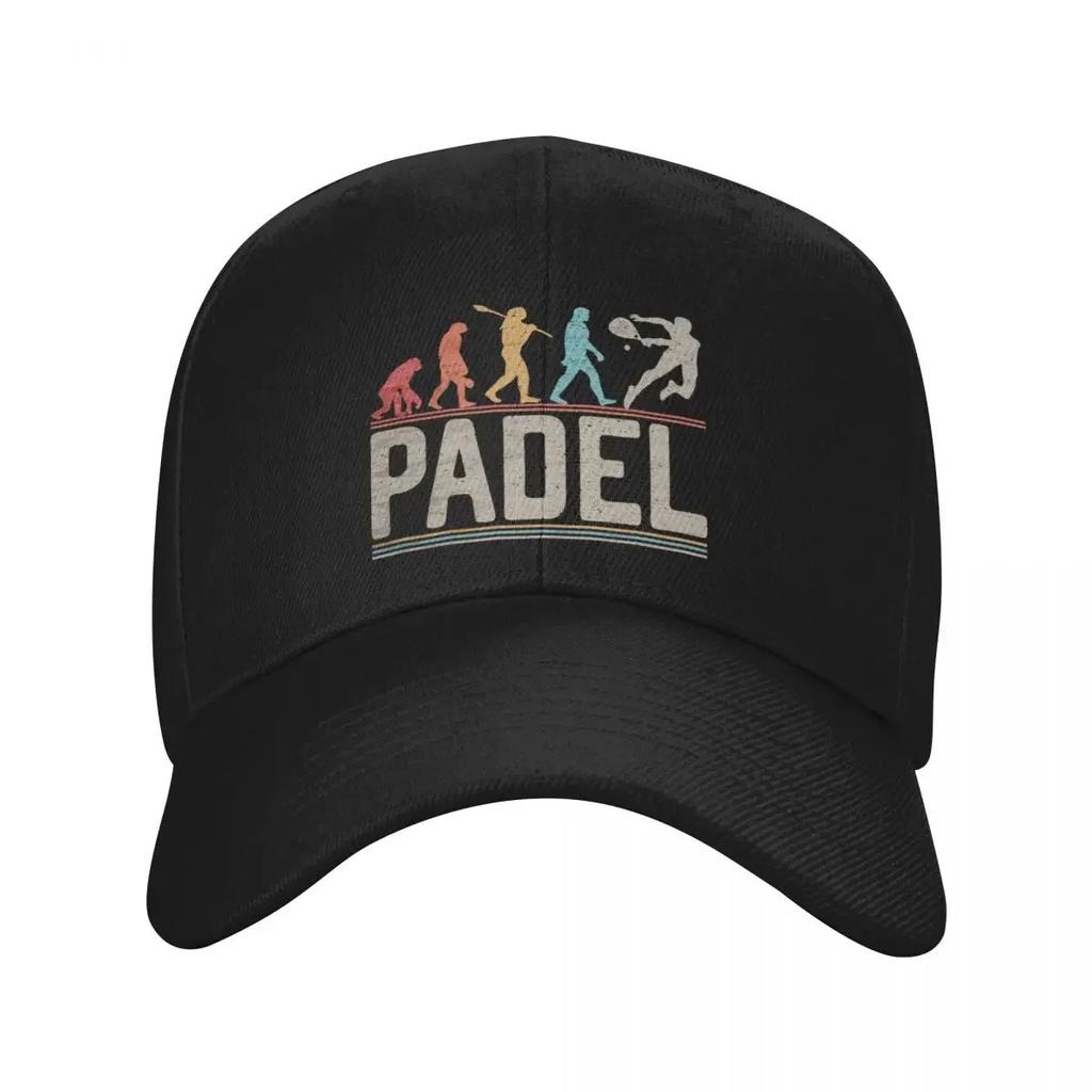Padel Evolution Of Unisex Vintage Divertido Jugador De Padel Gorra De Béisbol Sombrero De Navidad Sombrero De Playa Gorras Para Hom