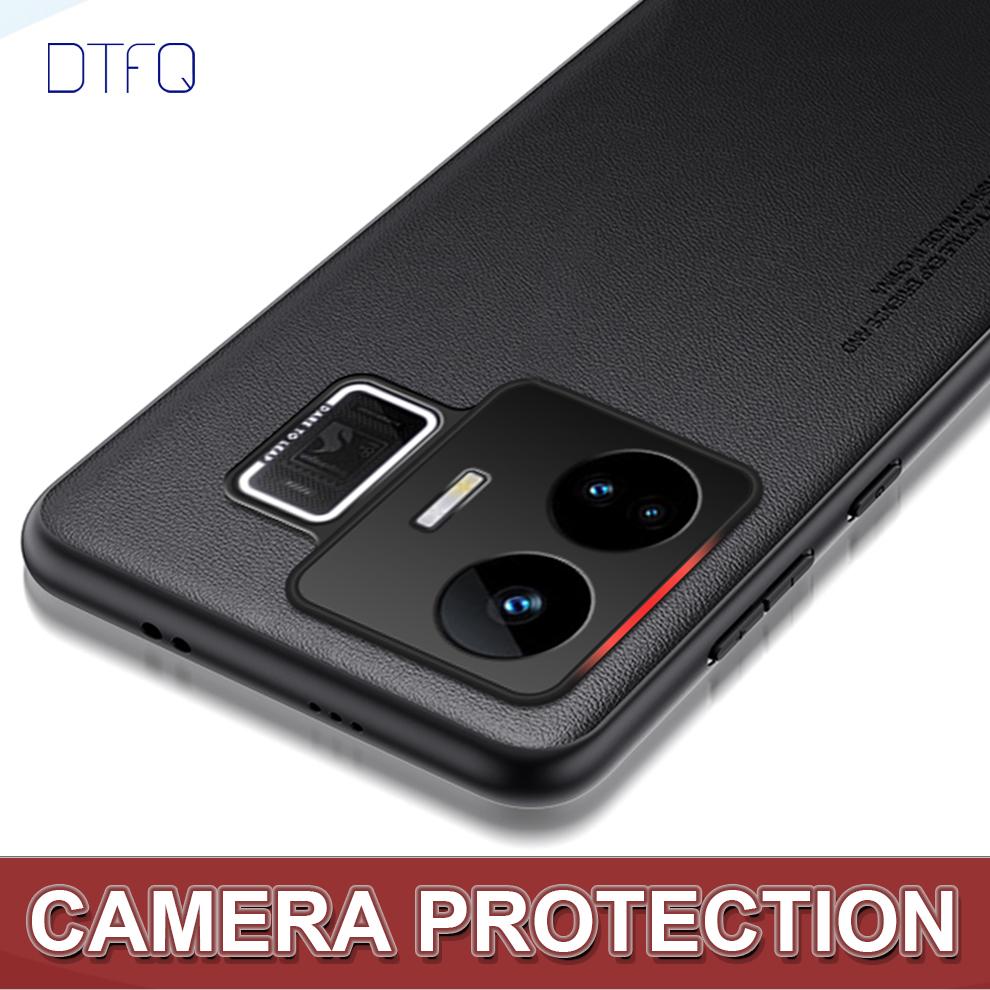 Чехол для Realme GT Neo5 с кожаным узором, задняя крышка, противоударный чехол для Realme GT Neo 5, роскошный кожаный чехол для Realme GT Neo5