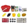 Supermarket Cash Register Toy Kids Checkout Counter Playcashier Register For Kids PlayHouse Toy Credit Card Machine Toy