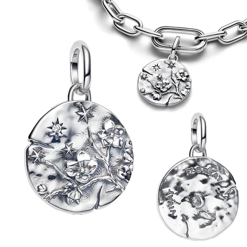 Аутентичные Медные Золотистые Круглые Шармы Лошадь Лев Замок Бусины Браслет Ожерелья Женский Рождество Хэллоуин DIY Подарок