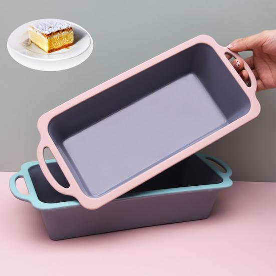 Силиконовая форма для кексов с антипригарной ручкой, пищевая устойчивая к высоким температурам форма для выпечки, кухонные принадлежности