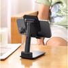 Adjustable Phone & Tablet Stand, Foldable Universal Plastic Holder for Desk Viewing with Liftable Dock, Portable Binge-Watching Stand