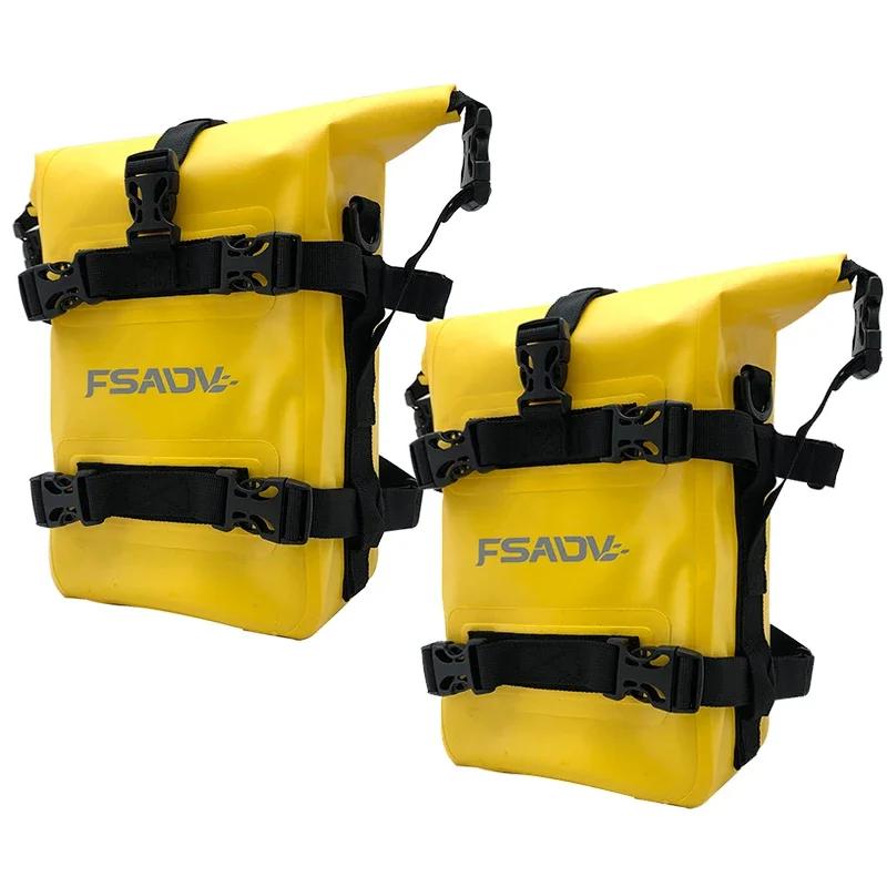 1/2PCS Motorcycle Bumpers Bag Waterproof 5L-8L Motorcycle Side Frame Bag Motorcycle Crash Bar Bag Universal Tools Storage Bag