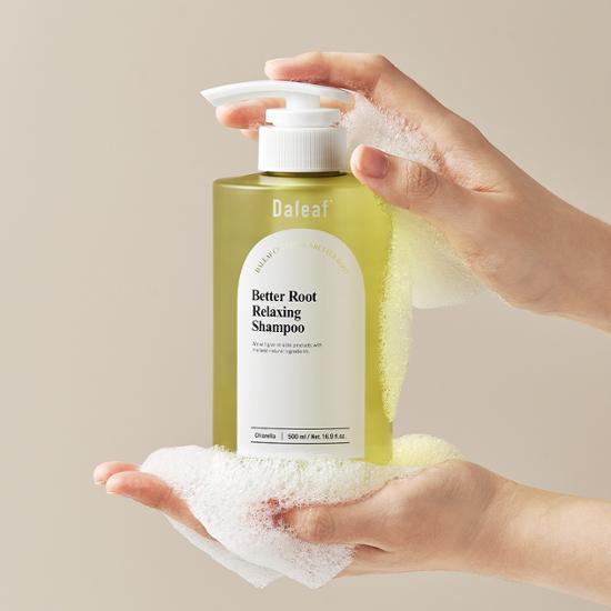 Daleaf Расслабляющий шампунь Double Plan (500мл+500мл) (Облегчает симптомы выпадения волос)