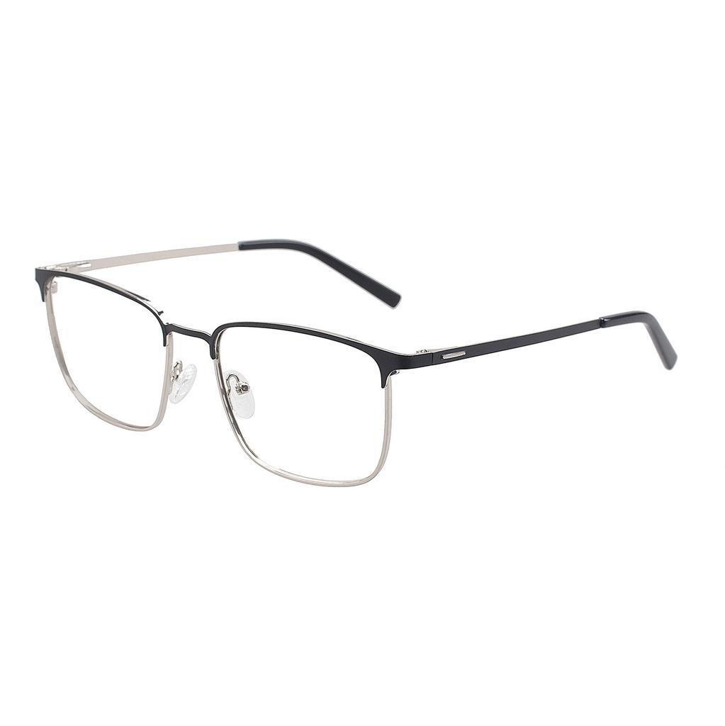 Металлические квадратные очки для близорукости, деловые мужские очки, полная оправа очков