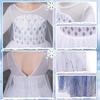 JIEAIRUI Frozen Elsa Dress, Kids' Princess Dress, Long Sleeve Dress, Halloween Costume, Girls' Costume, Party, Birthday Gift, Christmas Surprise,
