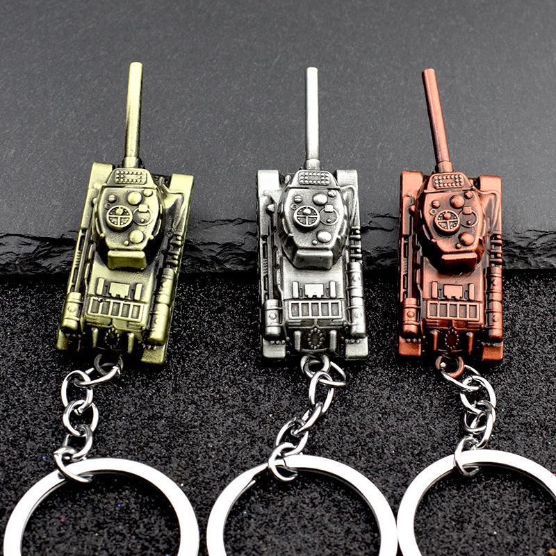 T34 Tank Keychain: Creative Car Pendant & Men's Accessory