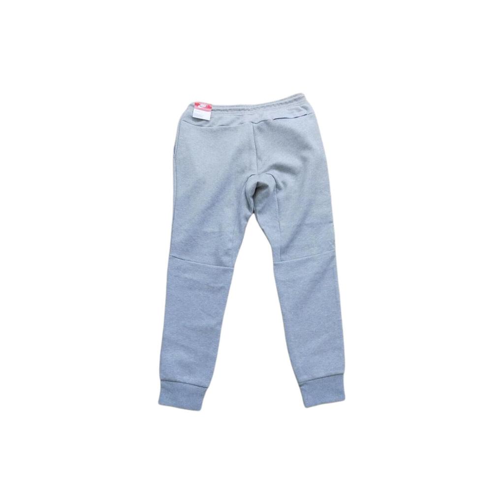 Nike Спортивные штаны Tech Fleece 1 мм, темно-серый меланж/черный, унисекс, уличный стиль 545343-065