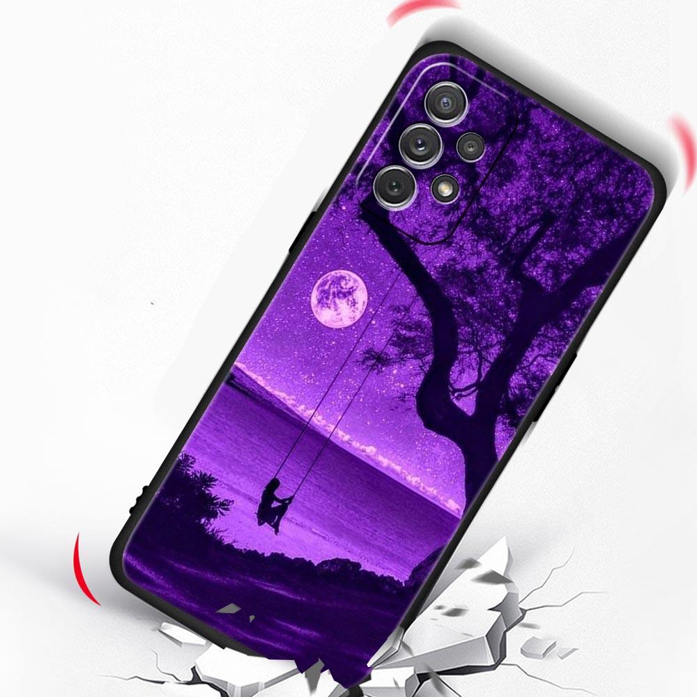Бесконечность на Фиолетовом Чехле Для Samsung Galaxy A13 A51 A71 A41 A31 A21S A11 A01 A03S A12 A32 A52 A22 A23 A33 A53 A73 5G