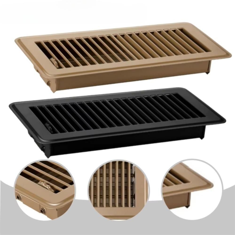 Metal Floor Register Cover 4*10 Inch Floor Vent Covers Central Conditioner Grille Office Building