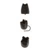 Dragon Diffusion 8838 Black Pom Pom Double Jump Shoulder Bag