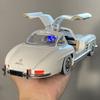 1:18 Benz 300SL Высокодетализированная Металлическая Модель Автомобиля Масштабная Декорация для Спальни и Подарок на День Рождения Мальчика Декорации для Гостиной и Праздника