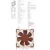 Noctua NF-A4x10 PWM 3pin/4pin 12V/5V Корпусный вентилятор 40x40x10мм Тонкий вентилятор PWM Интеллектуальное управление температурой Ультрамалый вентилятор