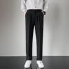 Men's Summer Wide-Leg Suit Trousers: Trendy, Loose-Fit Korean Style