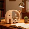 Деревянная копилка в виде слона, детская копилка для монет, банка для сбережений с прозрачным окошком, милая небьющаяся копилка, подарок на день рождения для мальчиков и девочек