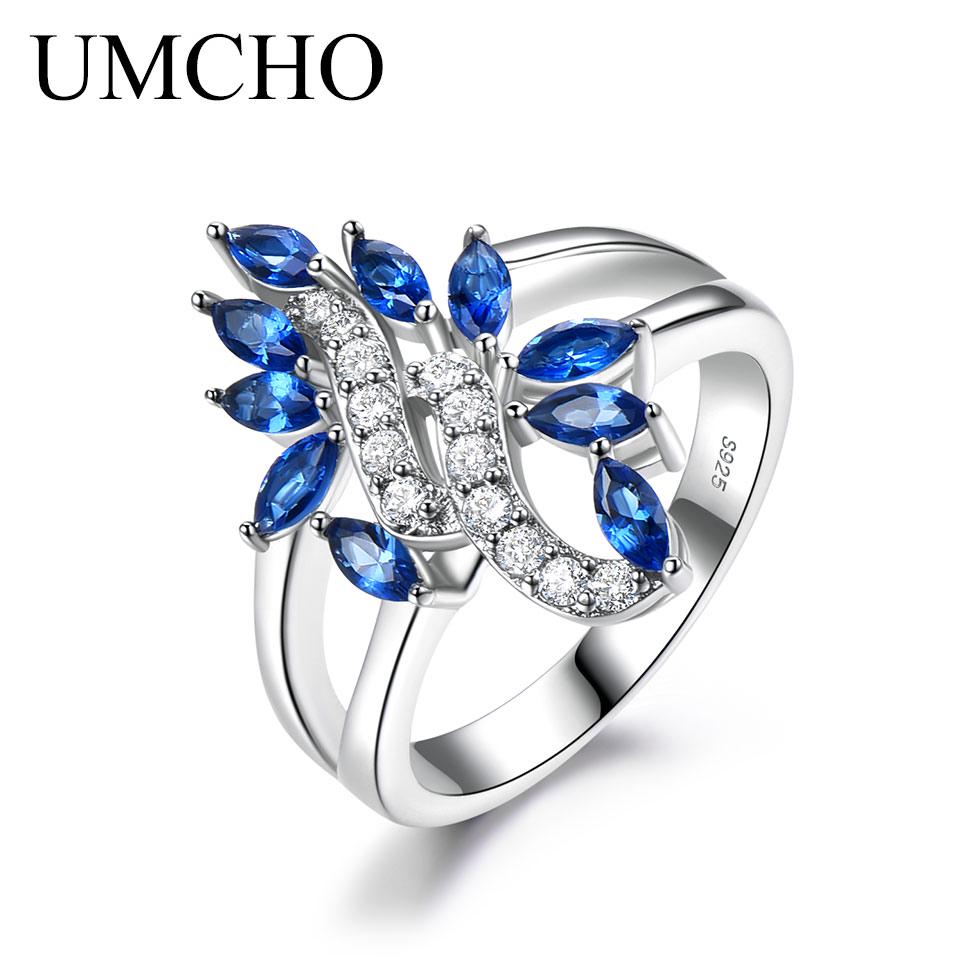 Кольцо серебряное 925 пробы с камнем сапфир