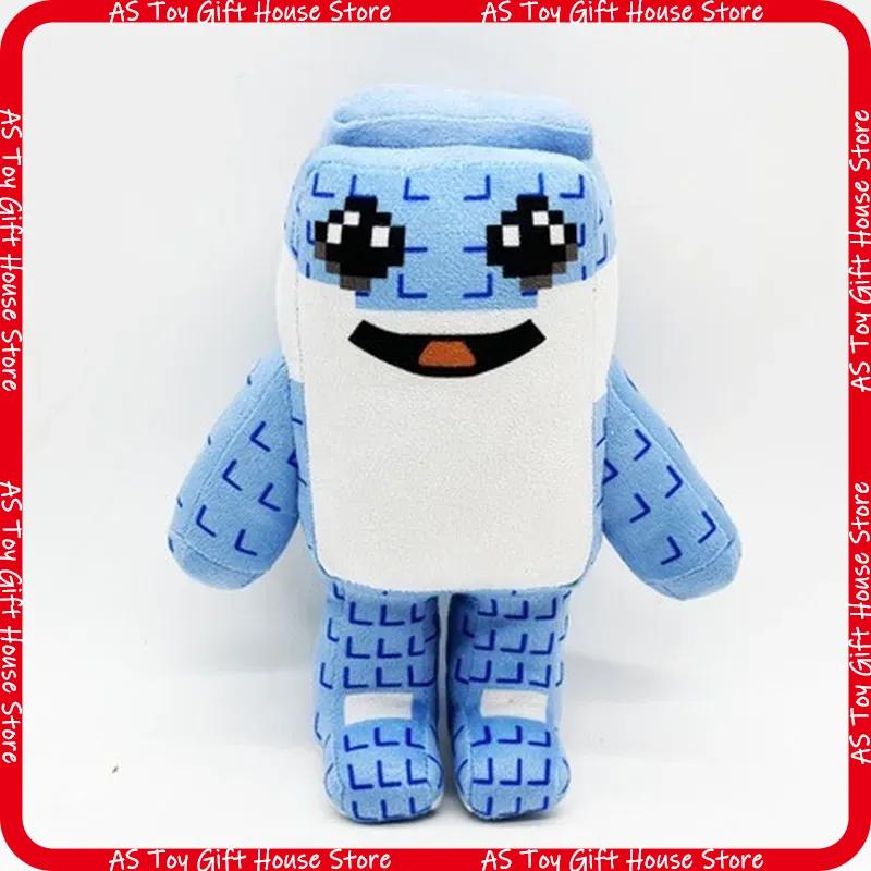 Roblox Cute Pixel Shark Plush Doll Steal A Brainrot Game Peripheral Soft Stuffed Toy For Game Fans Home Bedroom Decor