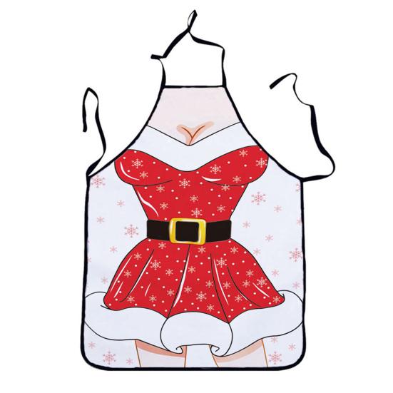 Cute Apron Sturdy Ornamental Convenient Kitchen Apron Sleeveless Unisex Baking Sexy Pattern Apron Apron Kitchen Accessories CDN