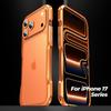 LUPHIE For iPhone 17 Pro Max Case Metal Bumper Frame Shockproof Phone Cover