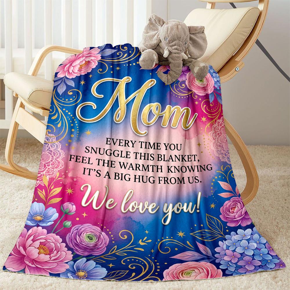 Warmth Of Love Blanket Flannel Blanket-Soft and Suitable for Sofas,Beds,Offices,Travel,All Seasons,Great Gift for Holidays and Birthdays.
