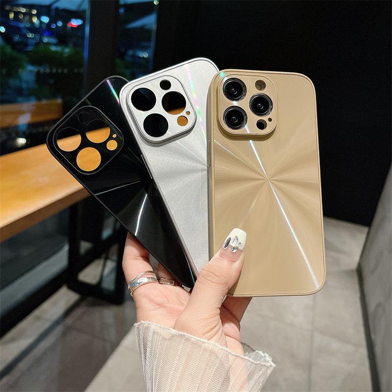 Роскошный блестящий чехол с принтом компакт-дисков Aurora для iPhone 15 Pro Max 14 13 12 Pro 11, защитный чехол от падения
