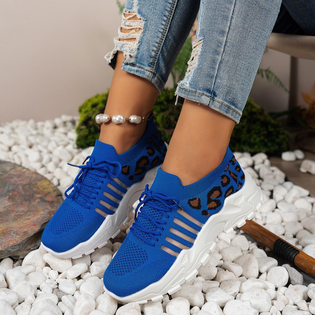 Модная обувь для женщин Осенняя мода Большие размеры 36-43 Сетчатая дышащая Удобная На шнуровке Платформа Танкетки Балетки Кроссовки Женские 2025