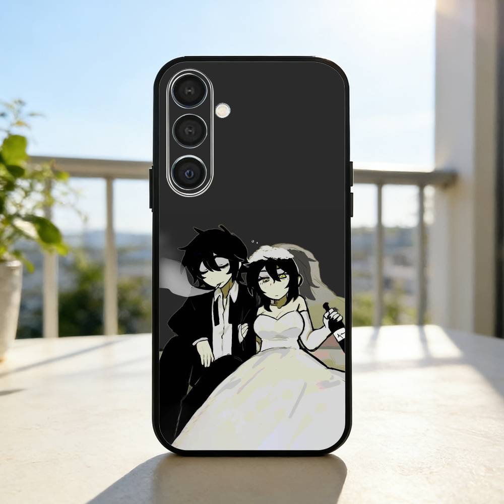 Чехол для телефона Coffin Of A-Andy And Leyley для Samsung A73,72,71,53,52,51,22,91,80, Мягкий черный чехол