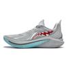 Баскетбольные кроссовки Li Ning Sonic 12 Big White Shark легкие, устойчивые, нескользящие, износостойкие, с поддержкой отскока, низкие, мужские, серо-красные ABAU019-6