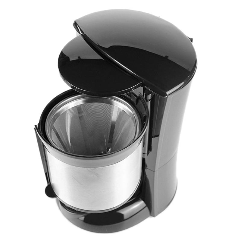 Конусный кофейный фильтр для кофе многоразовый из нержавеющей стали с ручкой