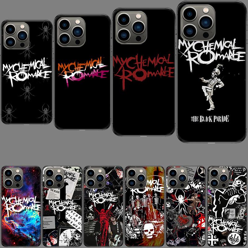 My C-Chemical R-Romance Phone Case For Iphone 16E 15 Pro 14 Plus 17E 16 17 Pro Max Air 11 12 13 Mini Shockproof Capa Cute Cov
