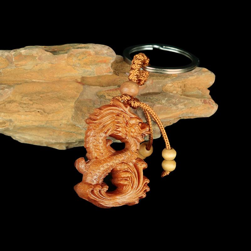 Персиковое и Ююбовое Дерево Зодиак 3D Брелок: Высококлассные украшения-амулеты-обереги.