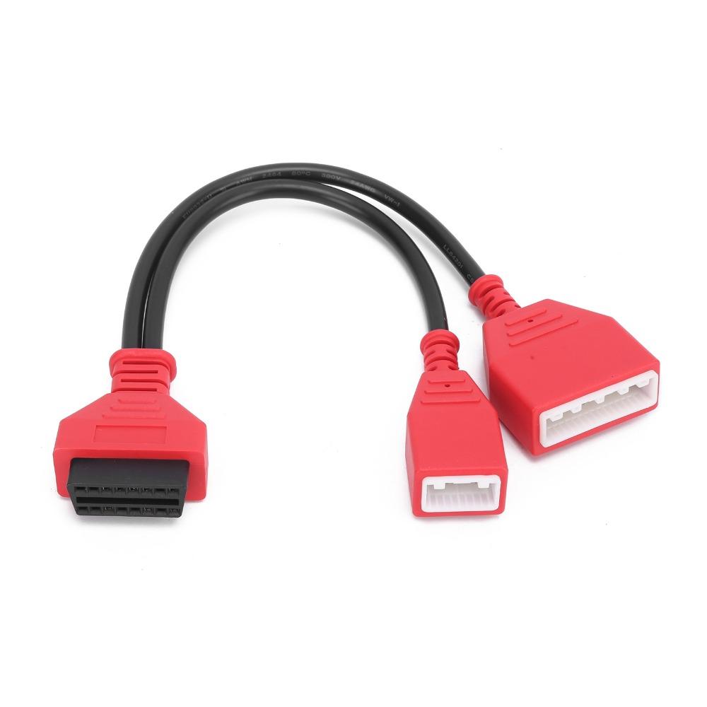 Кабель-обходчик OBD2 16+32 контакта Розовый диагностический кабель OBD2 Удлинительный кабель OBD2 Диагностический инструмент