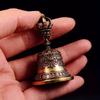Brass Handicraft Die-casting Drop Bell Key Car Button Wind Bell Tibetan Bronze Bell Creative Gift Home Decoration Accessories