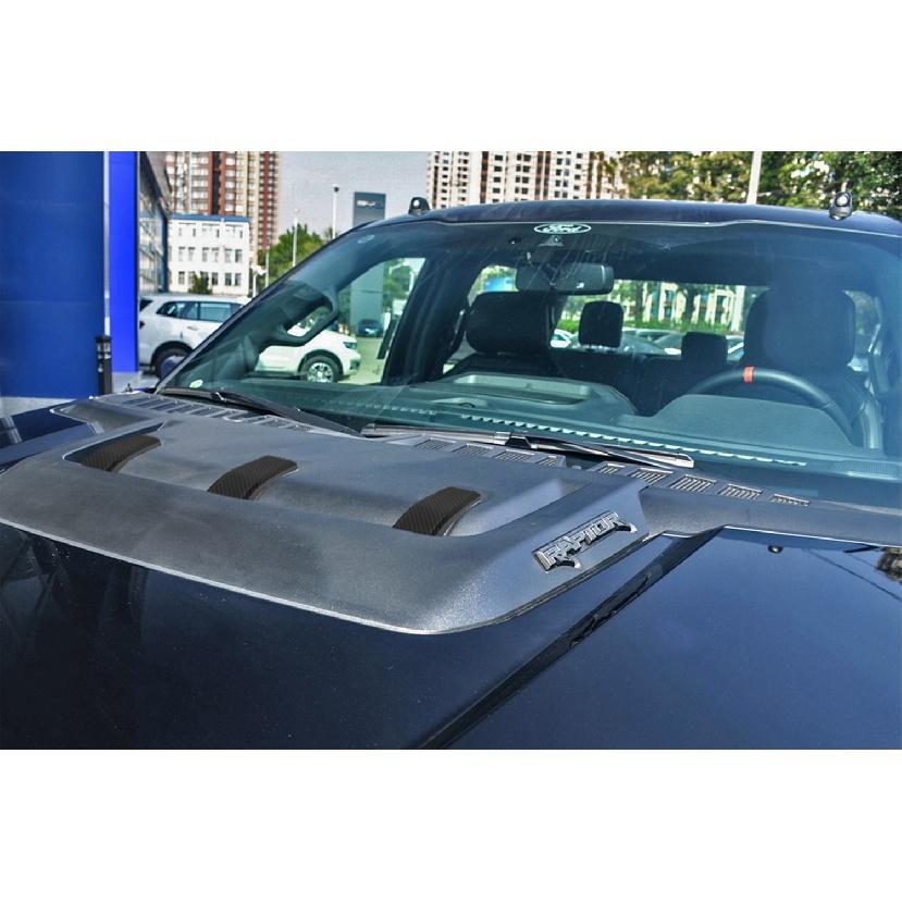 Наклейки на крышку капота автомобиля, декоративная рамка для Ford F150 Raptor 2022 2023, аксессуары для внешнего стайлинга автомобиля