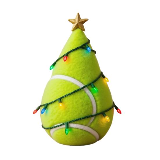 Шар Новогодняя елочная игрушка Забавный футбольный рождественский декор Елка с золотой звездой на макушке для праздничного декора