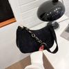 Vintage Women Handbags Corduroy Underarm Bag Casual Women Shoulder Bags