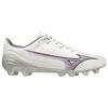 Mizuno Футбольные бутсы Alpha FG для твердого грунта Мужские футбольные бутсы Белые P1GA236509