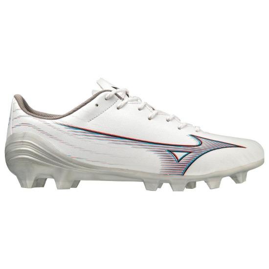 Mizuno Футбольные бутсы Alpha FG для твердого грунта Мужские футбольные бутсы Белые P1GA236509