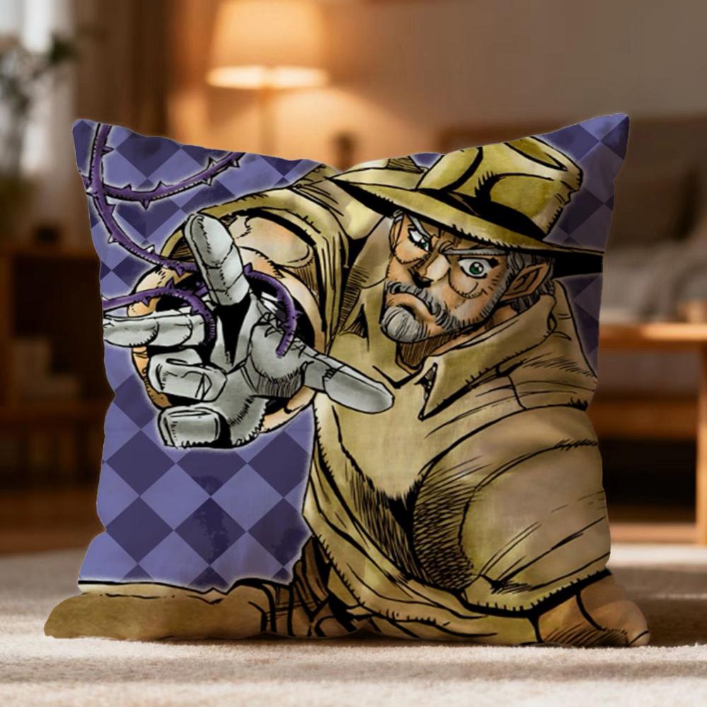 Горячая Наволочка J-JJoJo's Bizarre Adventure Мягкая Стираемая Наволочка Многоцелевая для Дивана Кровати Путешествий Офиса